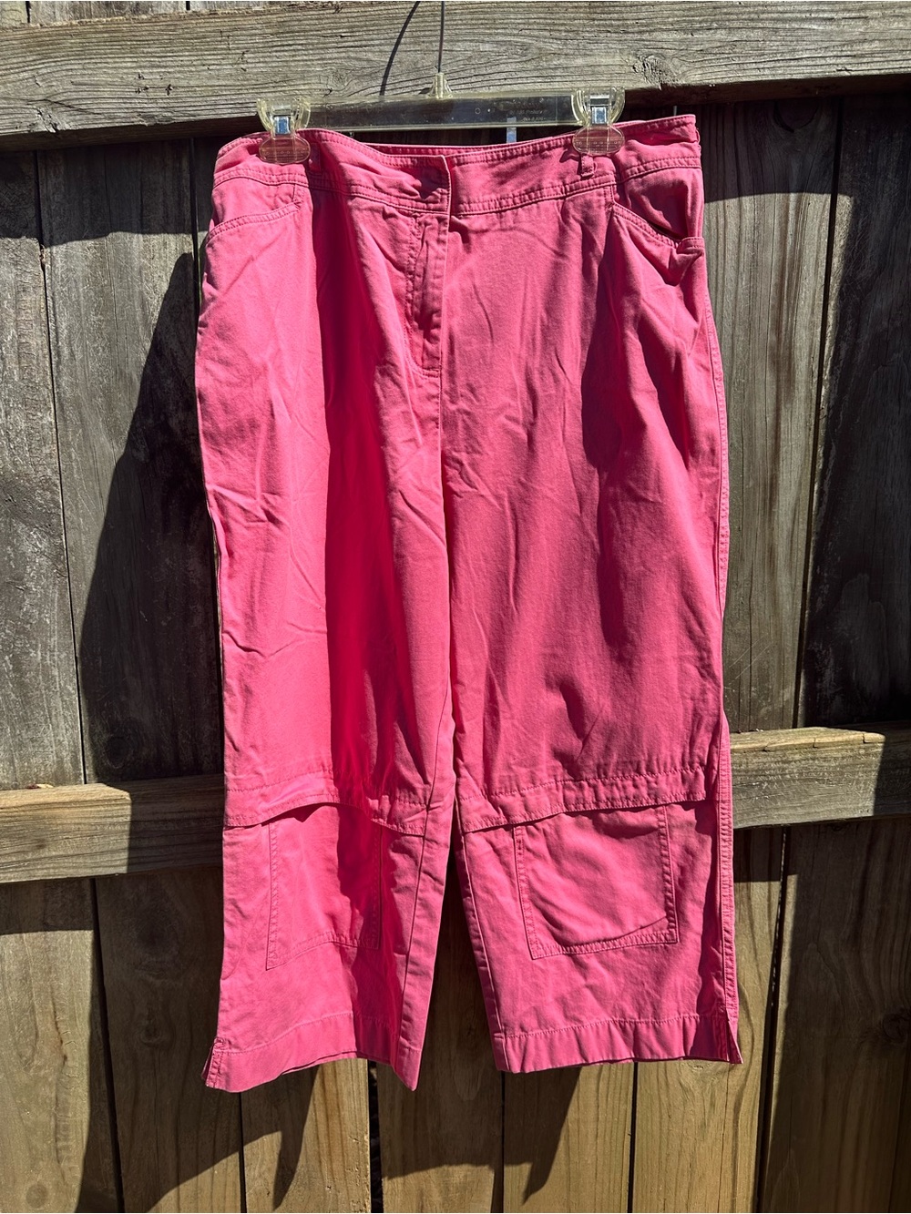 J. Jill cotton pink cropped pants